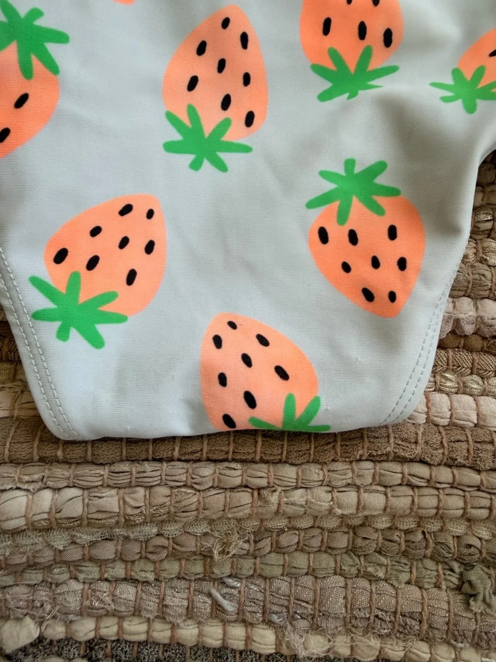 Baby Girl RashGuard Swimsuit, 6-12 mo